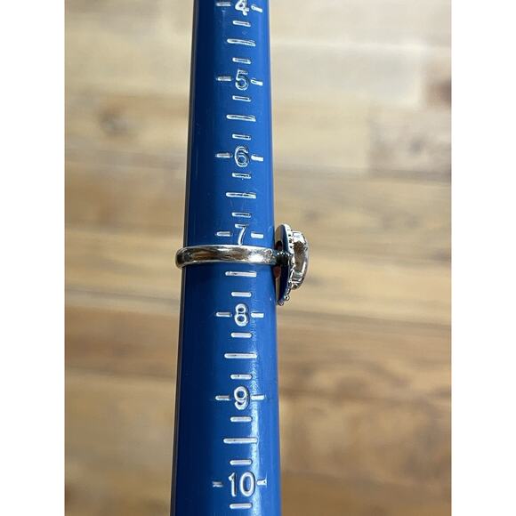 Pink Aurora Opal Ring 925 Sterling Silver Ring Color Flash Size 7.25 - Picture 8 of 9